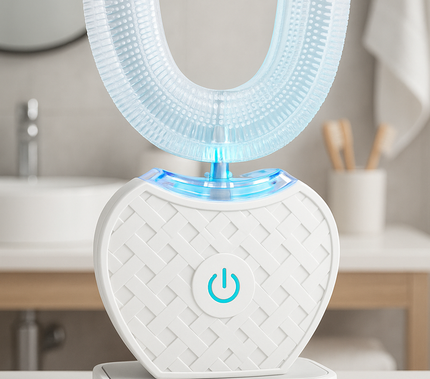 Brosse à dents automatique en U 360°