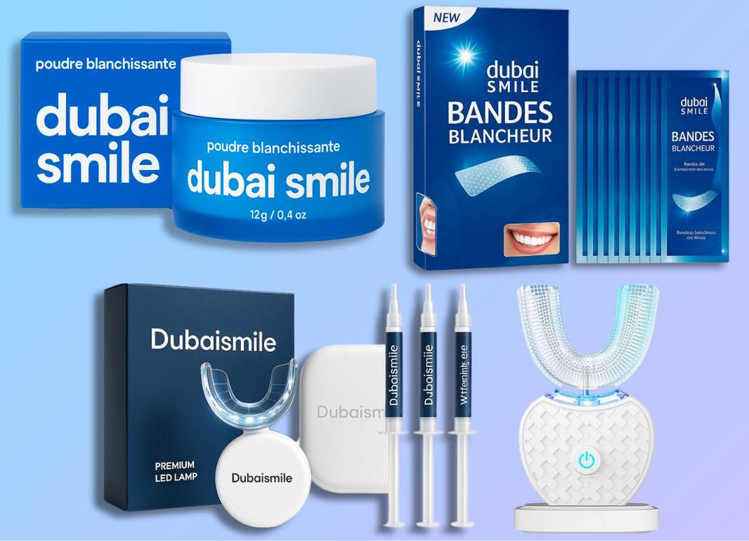 Kit Complet (Kit de blanchiment, Brosse 360°, Bandes, Poudre)